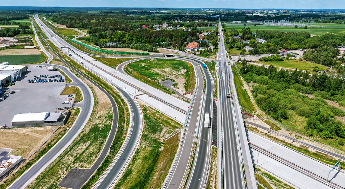 Autostrada A2 koło Siedlec