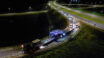 Nocny transport ponadgabarytowy elementu maszyny TBM do Łodzi