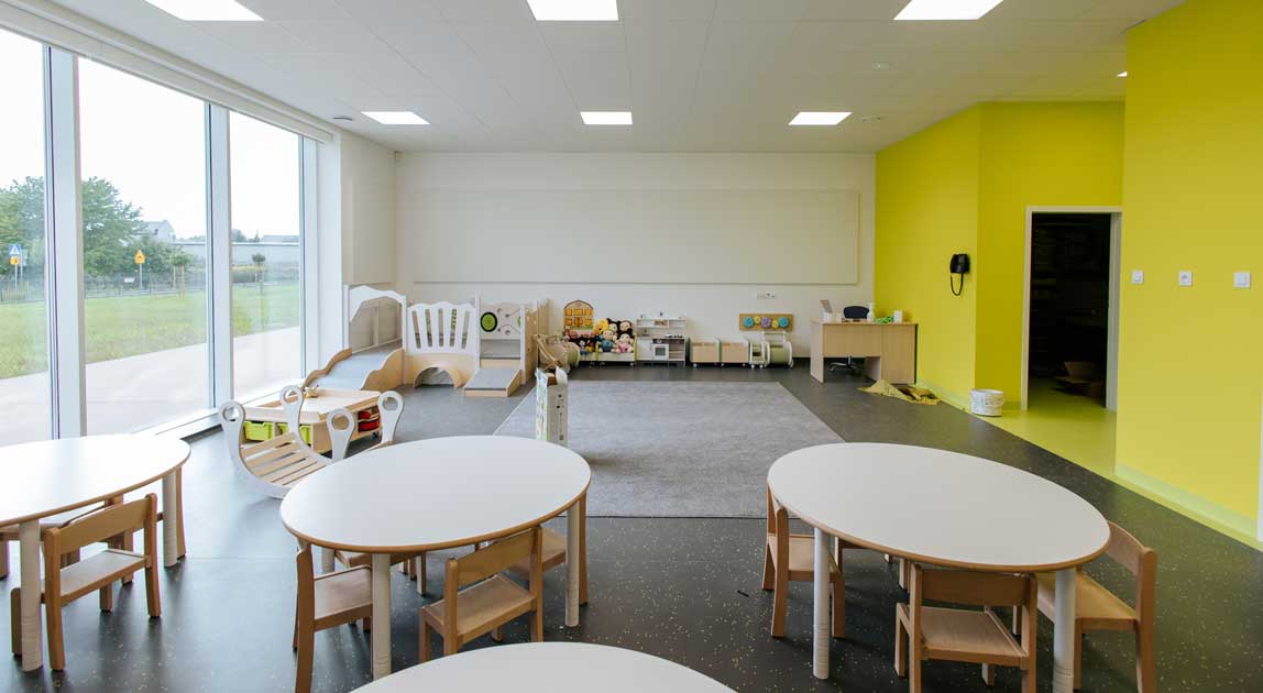 Sala zabaw w kompleksie edukacyjnym w Maszewie