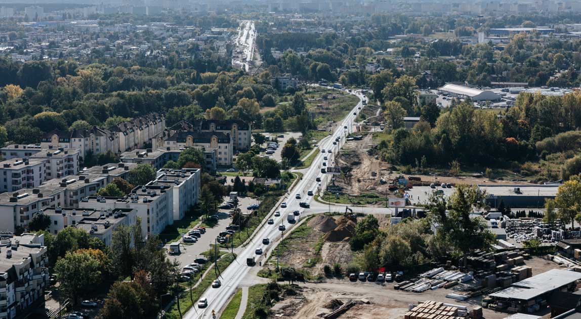 Przebudowa ul. Olsztyńskiej w Toruniu – palowanie CFA pod estakadę kolejową