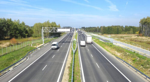 Dwujezdniowy odcinek drogi ekspresowej S19 między Sokołowem Małopolskim a Jasionką