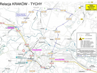 Mapa: GDDKiA O/Kraków
