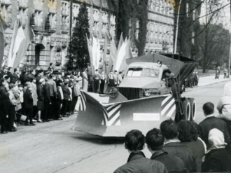 Obchody Dnia Transportowca i Drogowca kiedyś, fot. GDDKiA