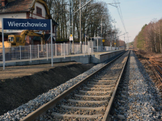 Nowy peron w Wierzchowicach, fot. PKP PLK