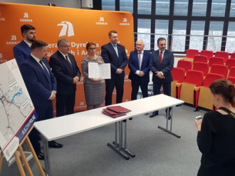 Podpisanie umowy w Chełmie, fot. GDDKiA O/Lublin