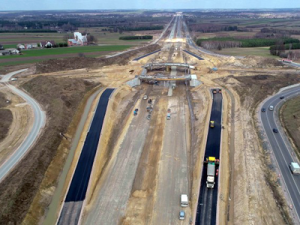 Granica wojew&oacute;dztw &ndash; w. Kur&oacute;w Zach&oacute;d, fot. GDDKiA