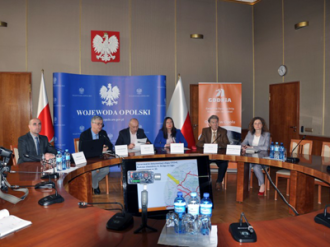 Konferencja w Opolskim Urzędzie Wojewódzkim, fot. GDDKiA O/Opole
