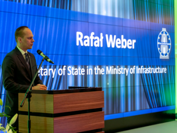 R. Weber podczas przemówienie na 20-leciu istnienia Euro Contrôle Route, fot. MI