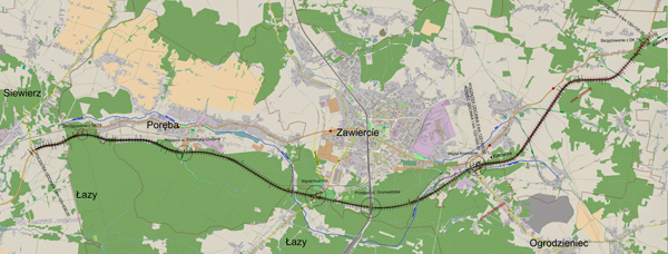Mapa orientacyjna: GDDKiA O/Katowice