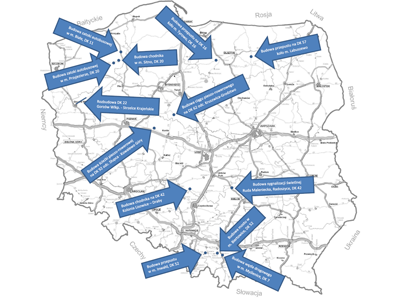 Mapa: Ministerstwo Infrastruktury