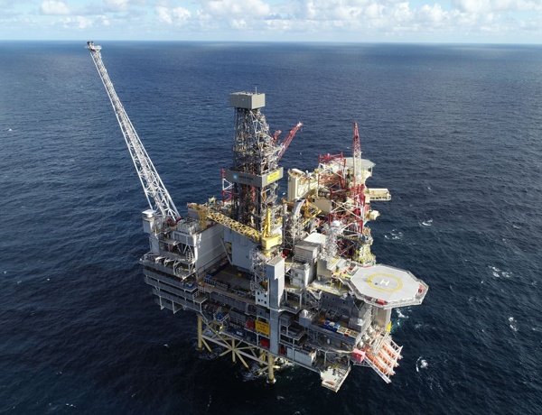 Platforma wydobywcza Gina Krog na Morzu Północnym, fot. PGNiG